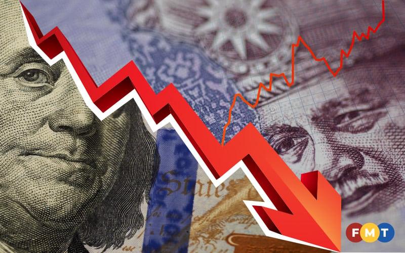 Ringgit closes lower, reflecting fragile risk sentiments