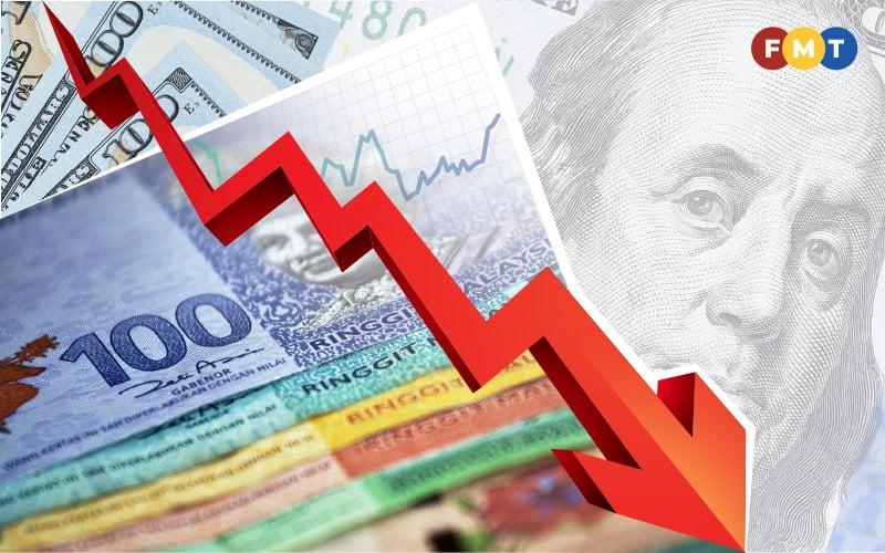 Ringgit closes lower ahead of US inflation data release