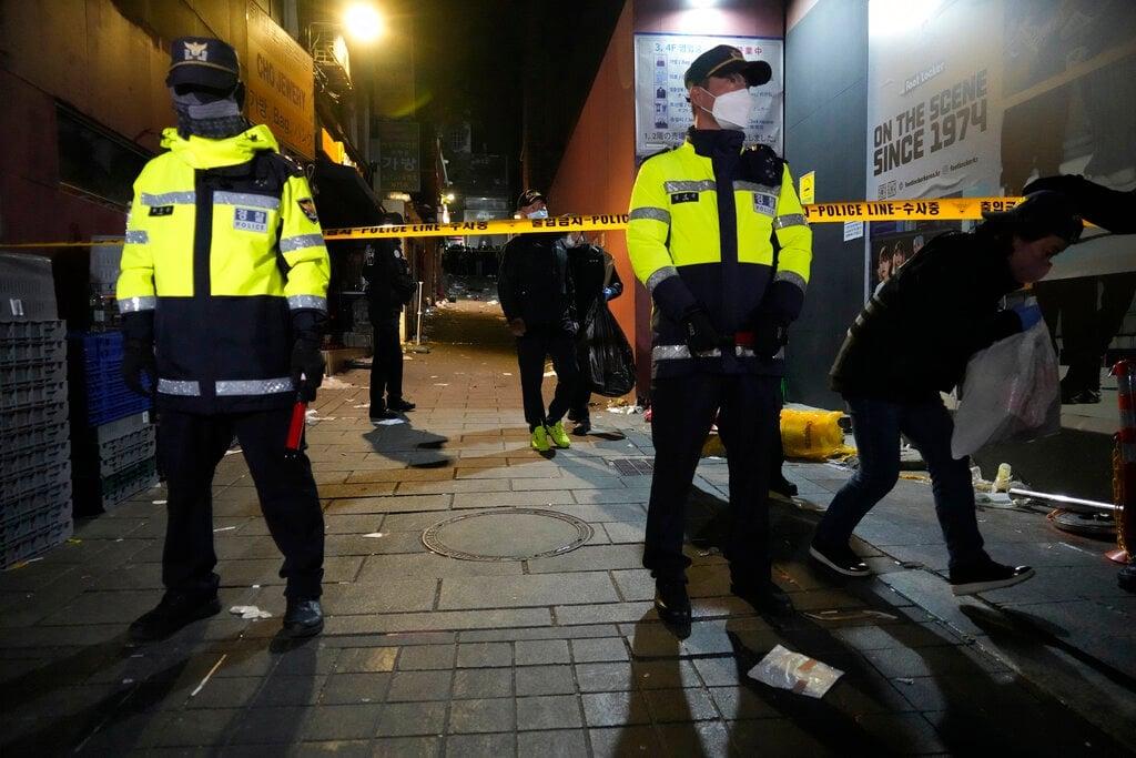 2 S. Korean cops convicted over deadly Halloween crush