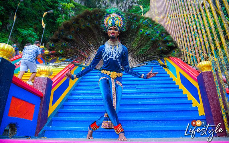Peacock dancer keeps Mayilattam alive every Thaipusam