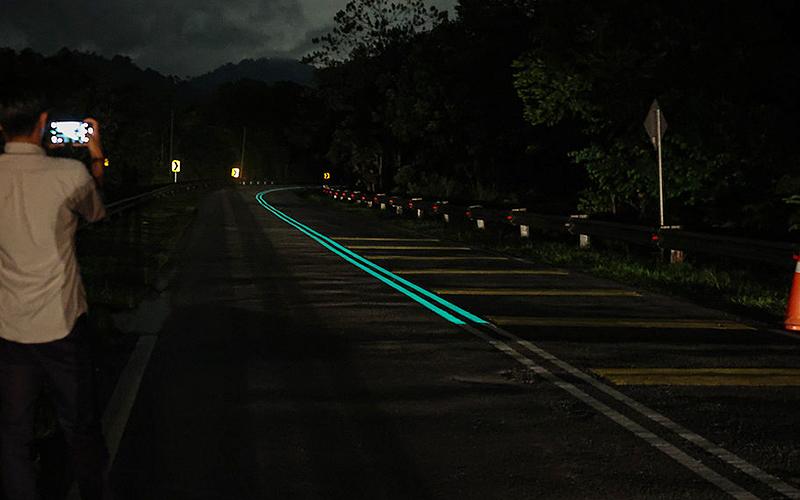 Jalan ‘glow in the dark’, JKR N Sembilan laksana projek rintis Jun