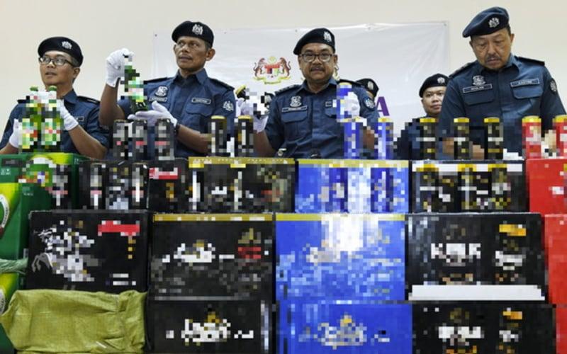 Kastam rampas arak lebih RM6 juta