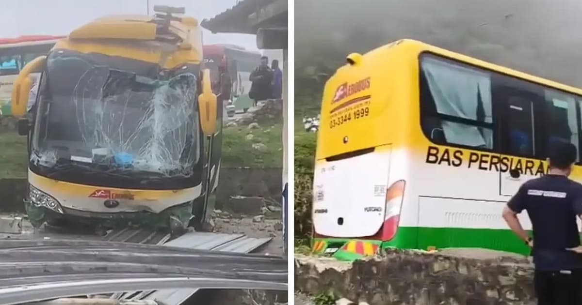 Runaway bus causes pillar to collapse at Genting Highlands | FMT
