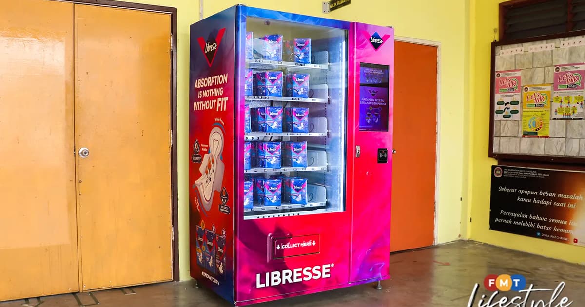 Sanitary pad vending machines are breaking the stigma of menstruation