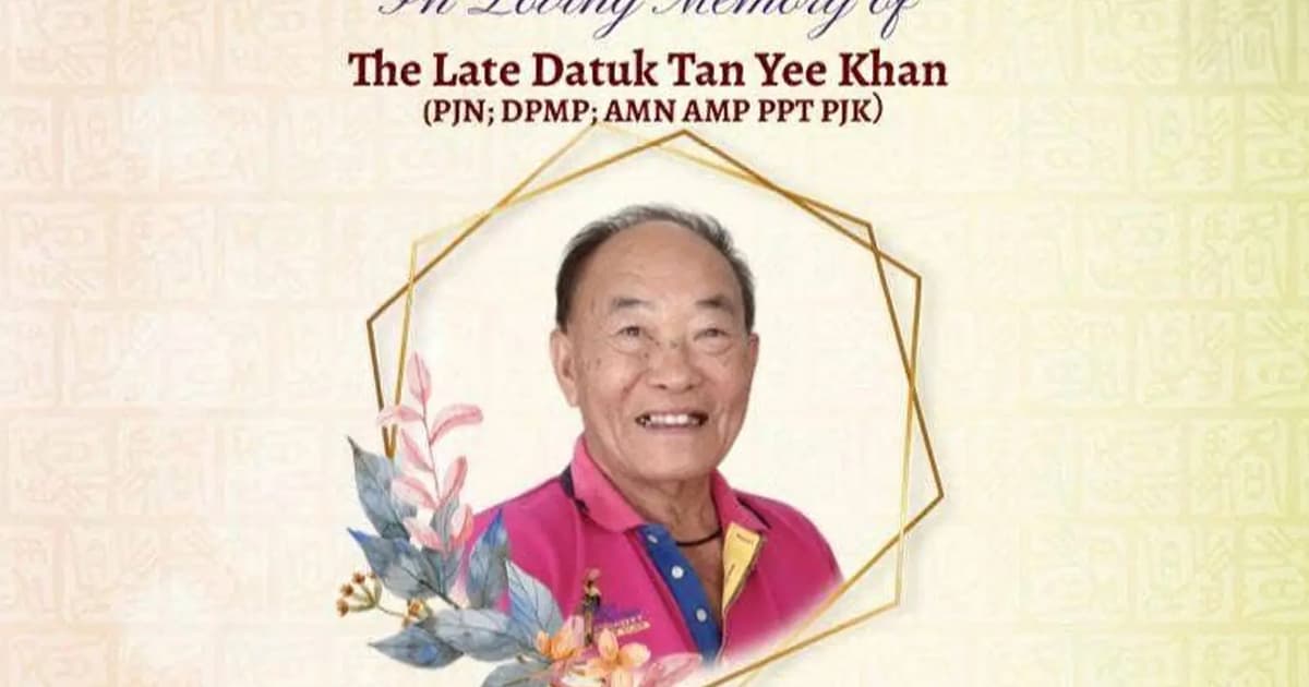 Malaysian badminton legend Tan Yee Khan dies at 86