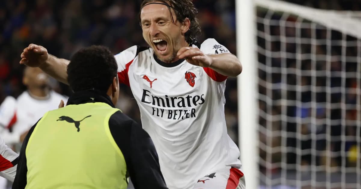 Modric strikes late to earn AC Milan victory at struggling Pisa