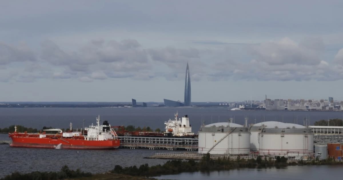 Russia reports fire in new strike on major Baltic port
