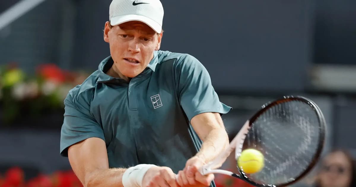 Sinner stops Jodar to book spot in Madrid Open semis