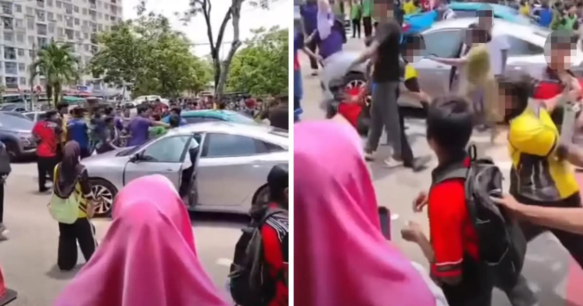 13 budak sekolah merusuh direman