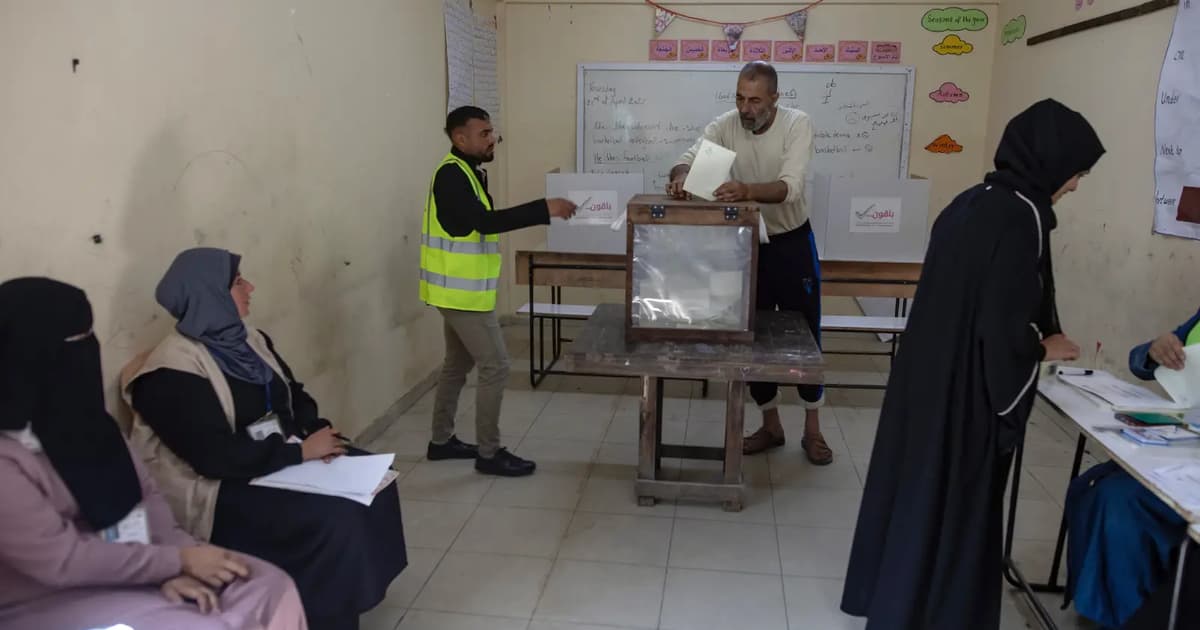 Palestinians vote in first elections since Gaza war
