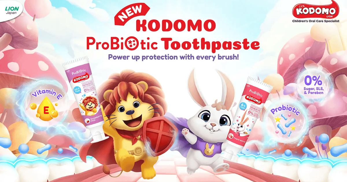 Greater oral care for kids with Kodomo probiotic toothpaste
