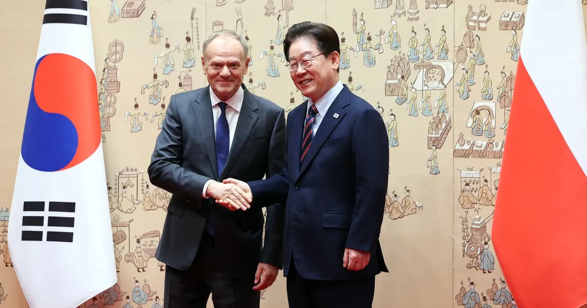 South Korea, Poland hail defence ties on Tusk’s visit