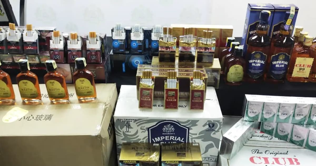 Kastam P Pinang rampas arak, rokok tak bercukai bernilai RM3.6 juta