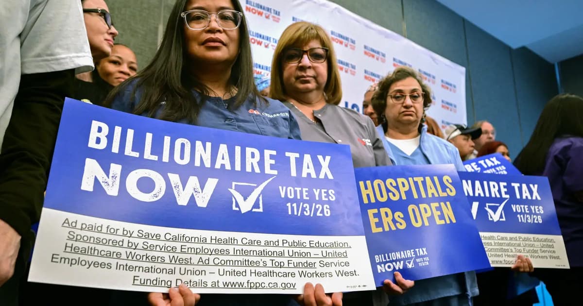 California billionaire tax appears headed to the ballot