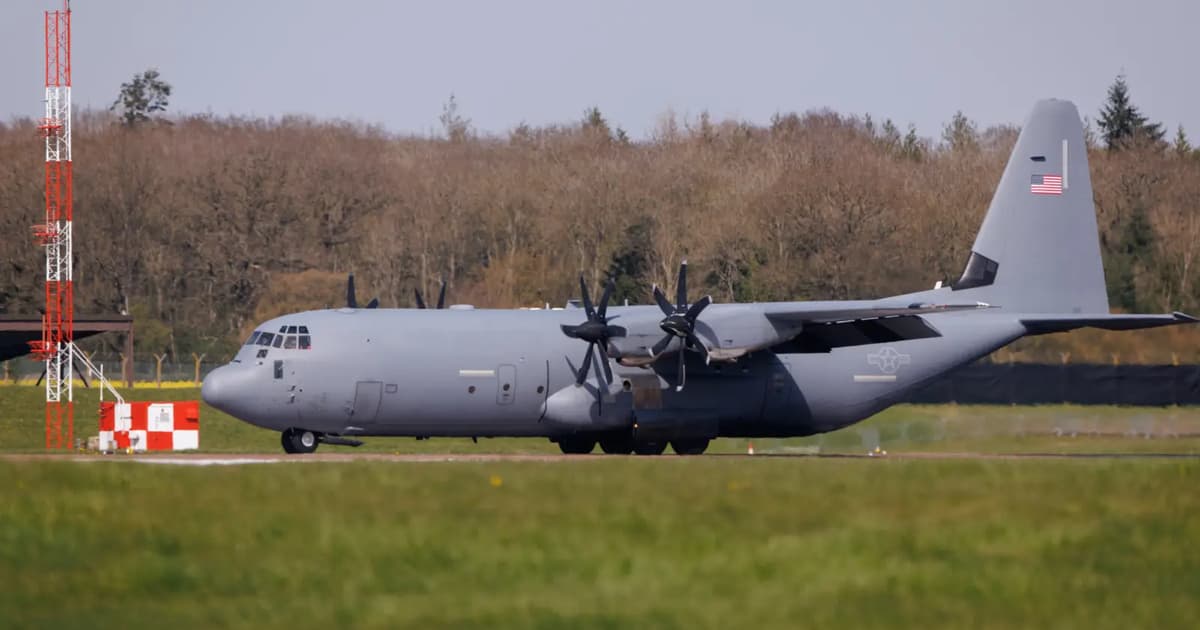 Man attacks US military aircraft with axe, causing damage in Ireland