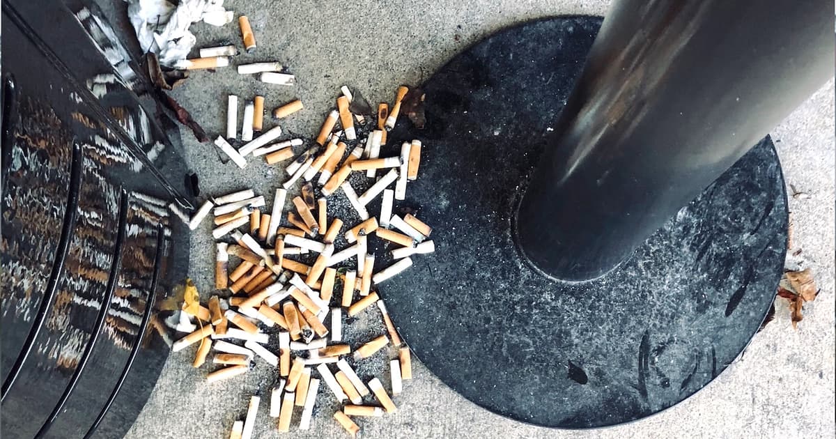 Cigarette butts: small litter, big environmental cost