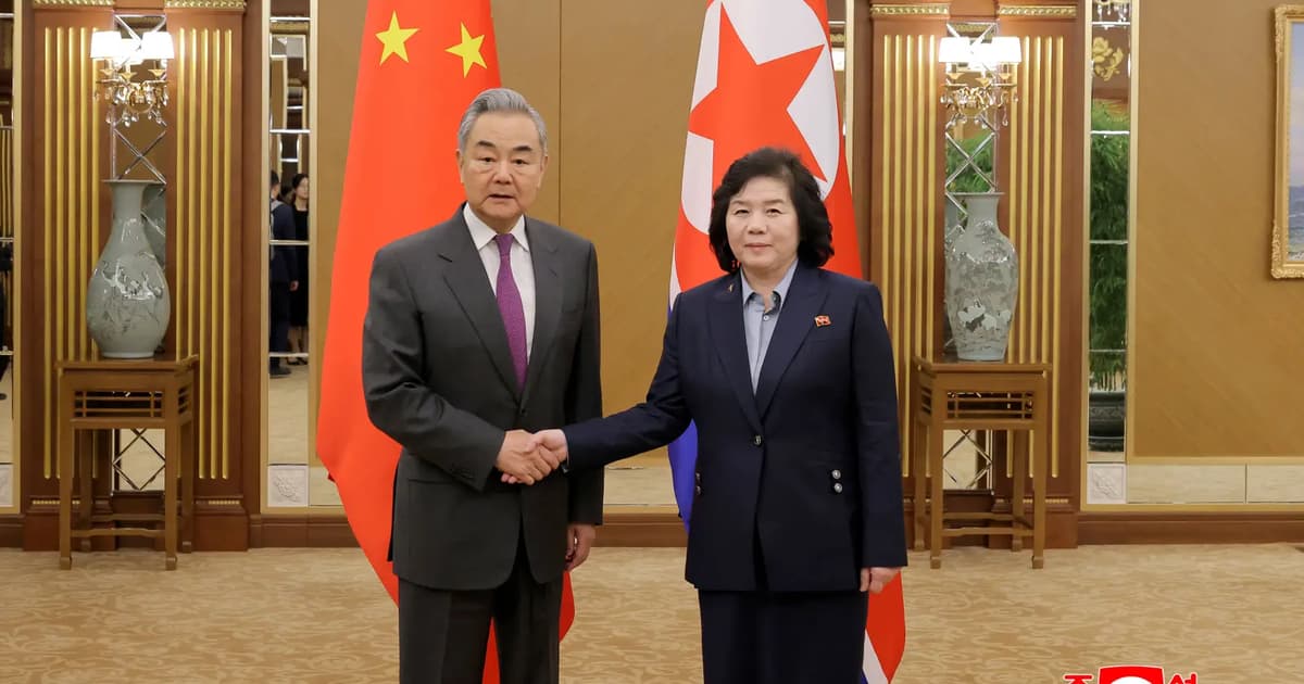 China slams US pressure on North Korea on trip to Pyongyang