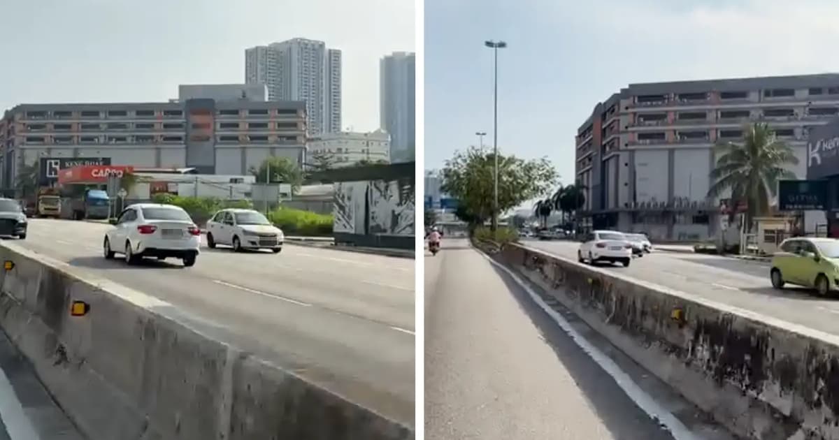 Cops tracking driver after car goes against traffic in Old Klang Road