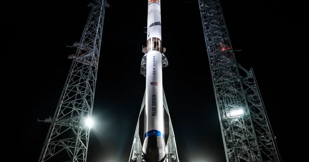 Blue Origin set to launch rocket with reusable booster for first time