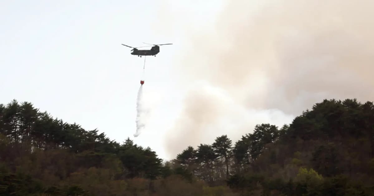 Japan deploys 1,400 firefighters to battle raging wildfires in the north
