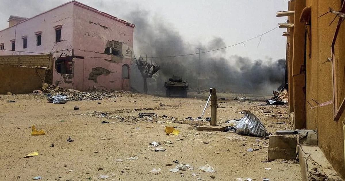 Loud blasts, gunfire heard near Mali’s main military camp, says witness