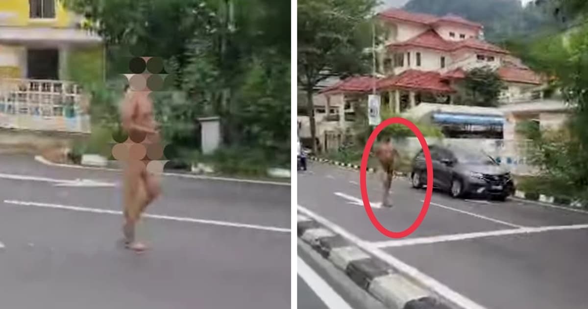 Naked man seen walking around Penang sent to psych ward