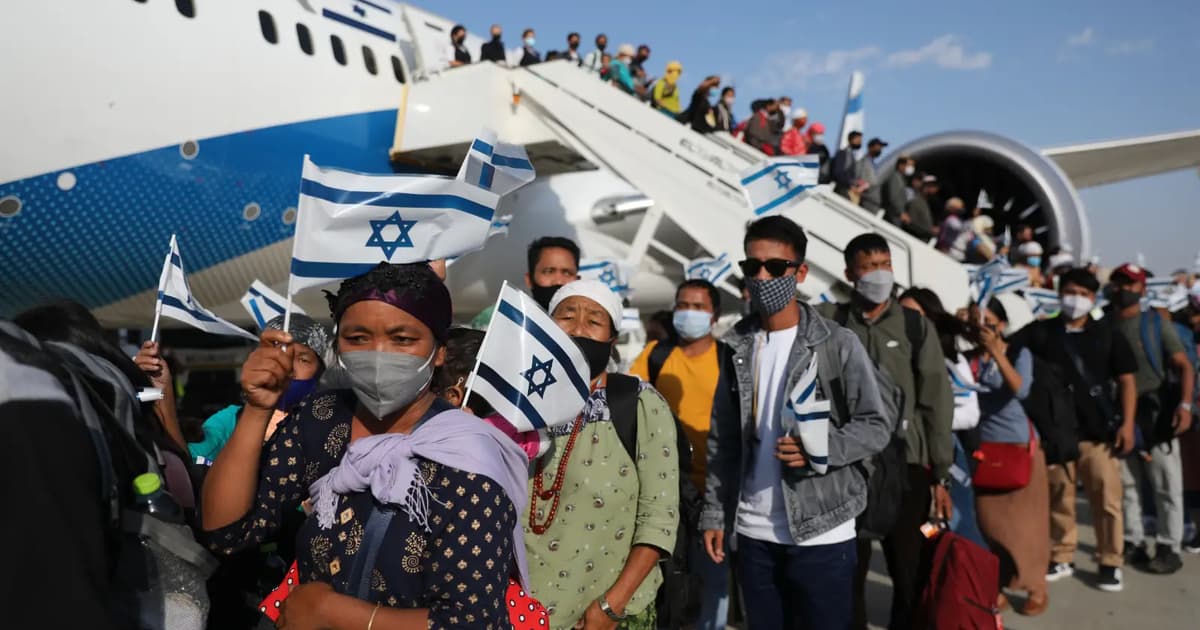 Over 250 Indians claiming descent from biblical tribe land in Israel