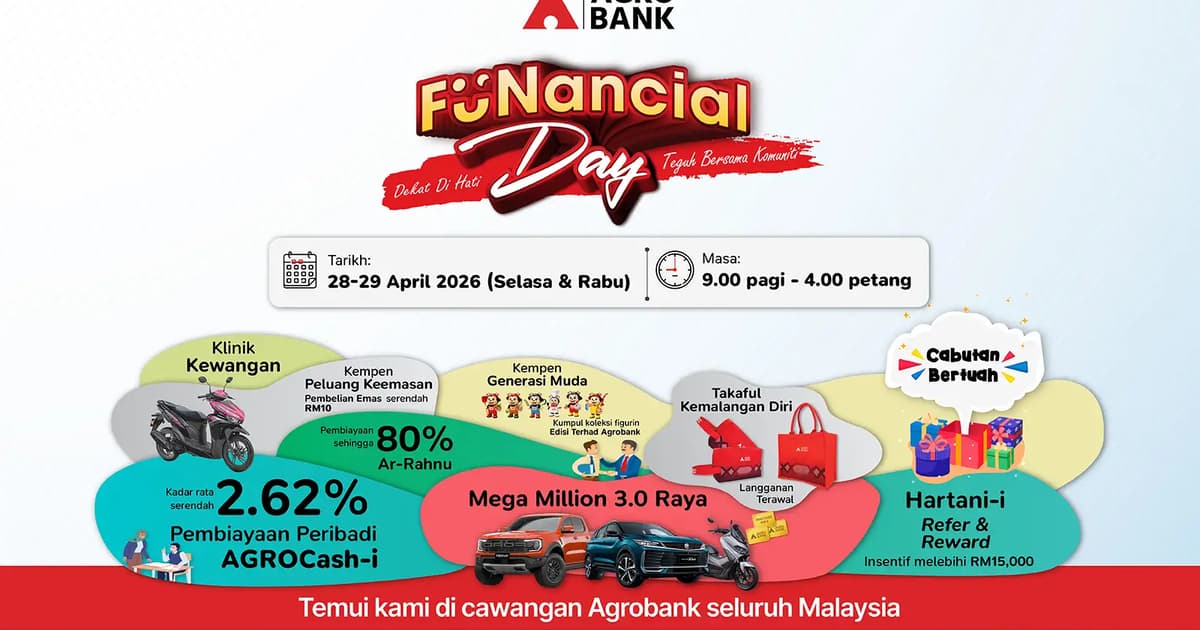 Prizes and perks galore at Agrobank’s FUNancial Day