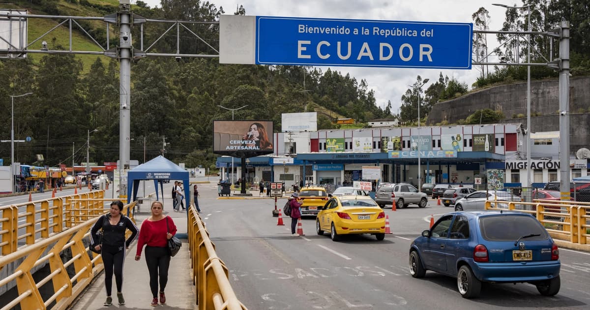 Ecuador to hit Colombia with 100% tariffs as dispute intensifies