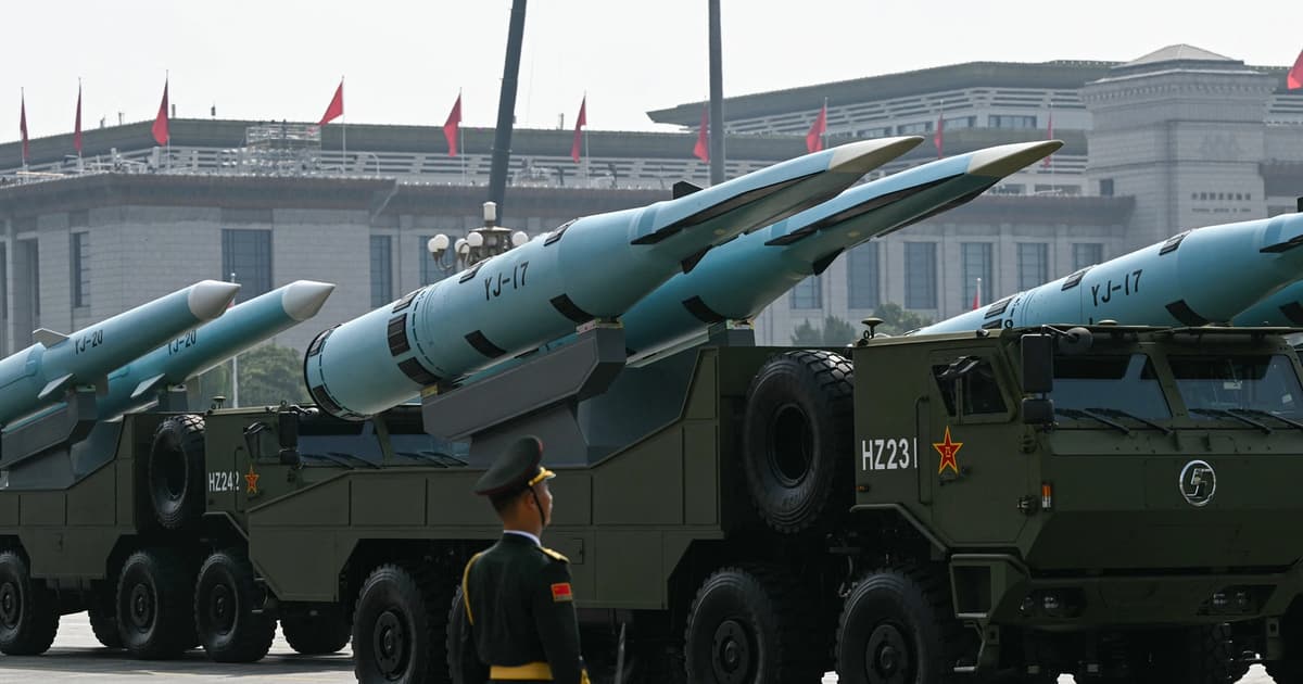 US intelligence indicates China preparing weapons shipment to Iran