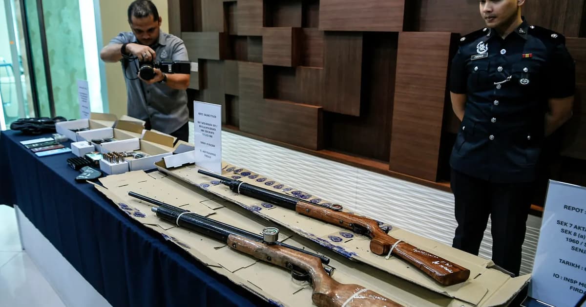 More firearms seized from mechanic’s home in Baling