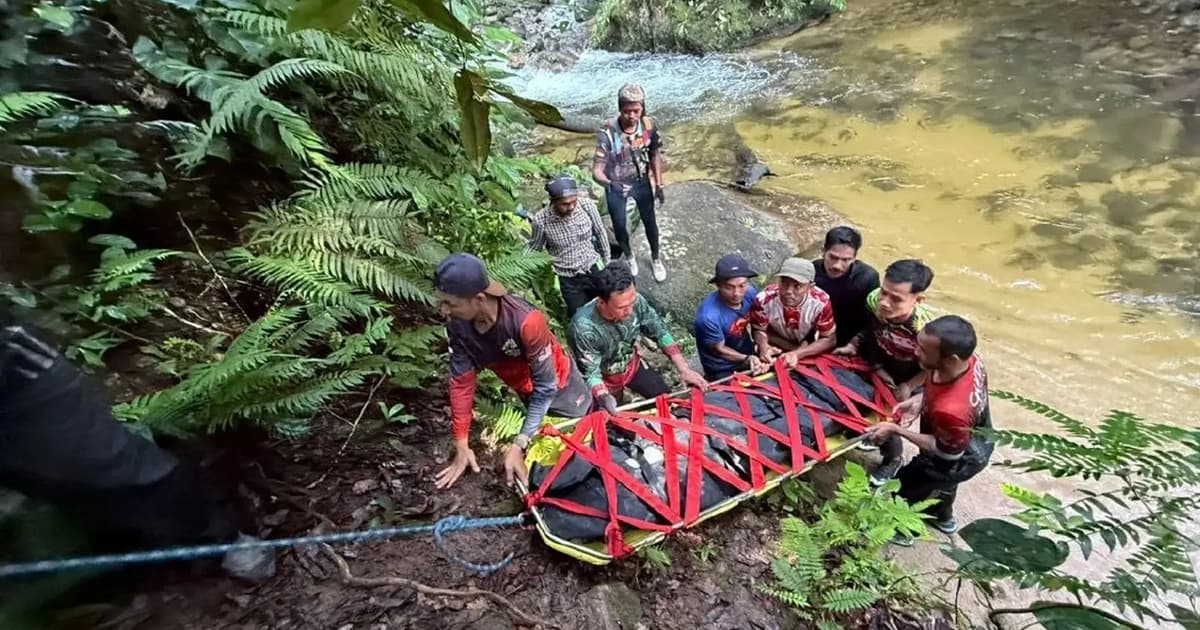 Pendaki wanita maut tergelincir dalam sungai di Gua Musang