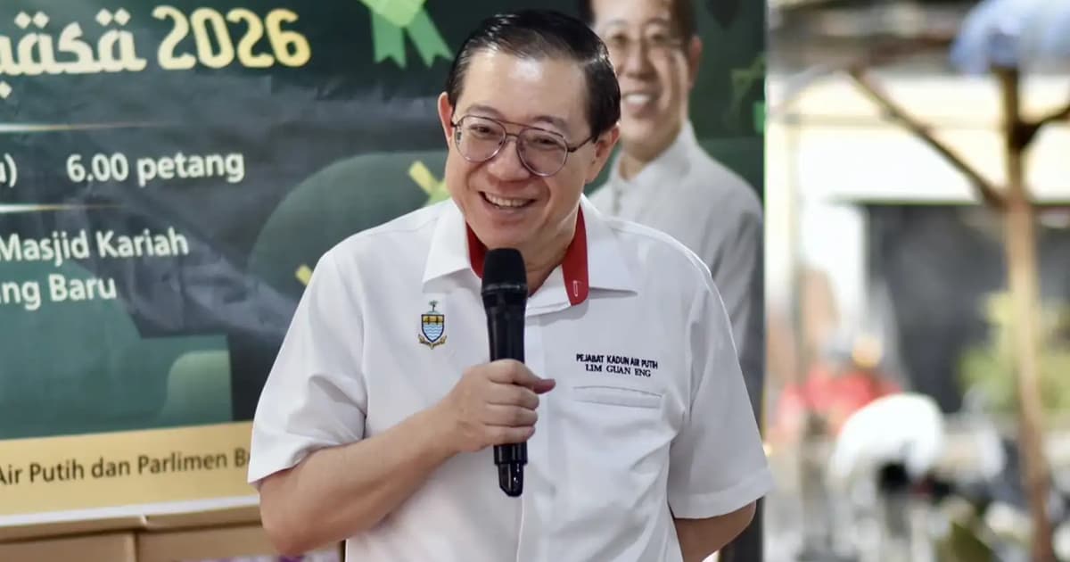 Freeze Penang land tax, water tariff hikes for 1 year, says Guan Eng