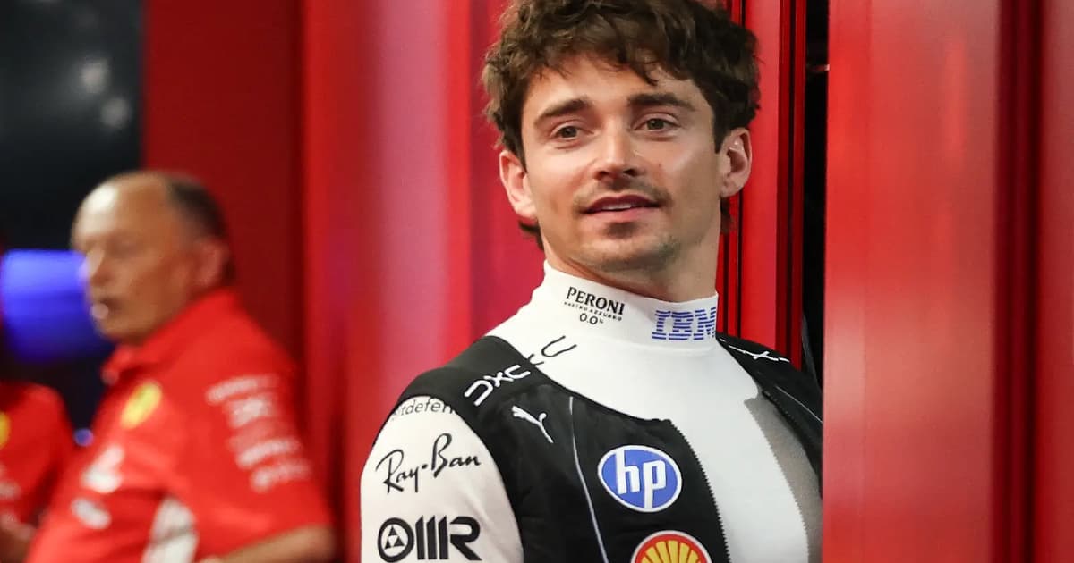 Leclerc on top for Ferrari ahead of Verstappen and Piastri