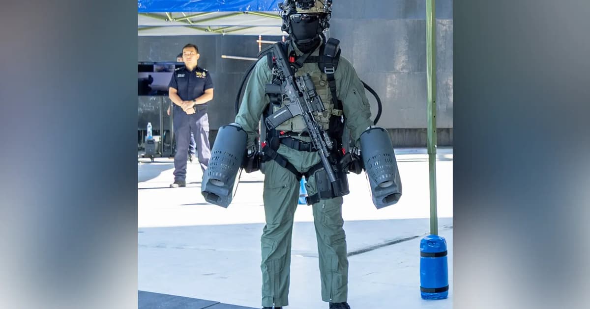 Singapore police exploring using jet-propelled suits