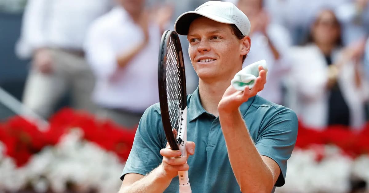 Sinner cruises past Fils to reach Madrid Open final