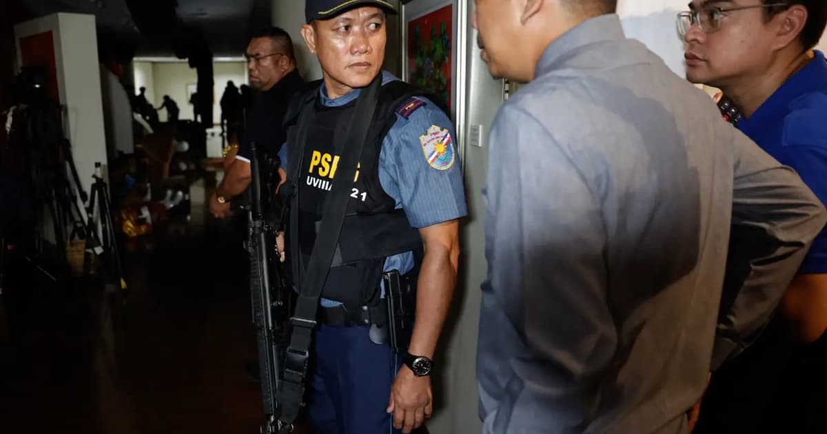 Suspect detained in Philippine senate gunfire