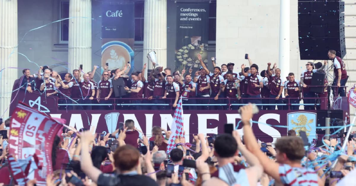 Thousands line streets to celebrate Villa’s Europa triumph