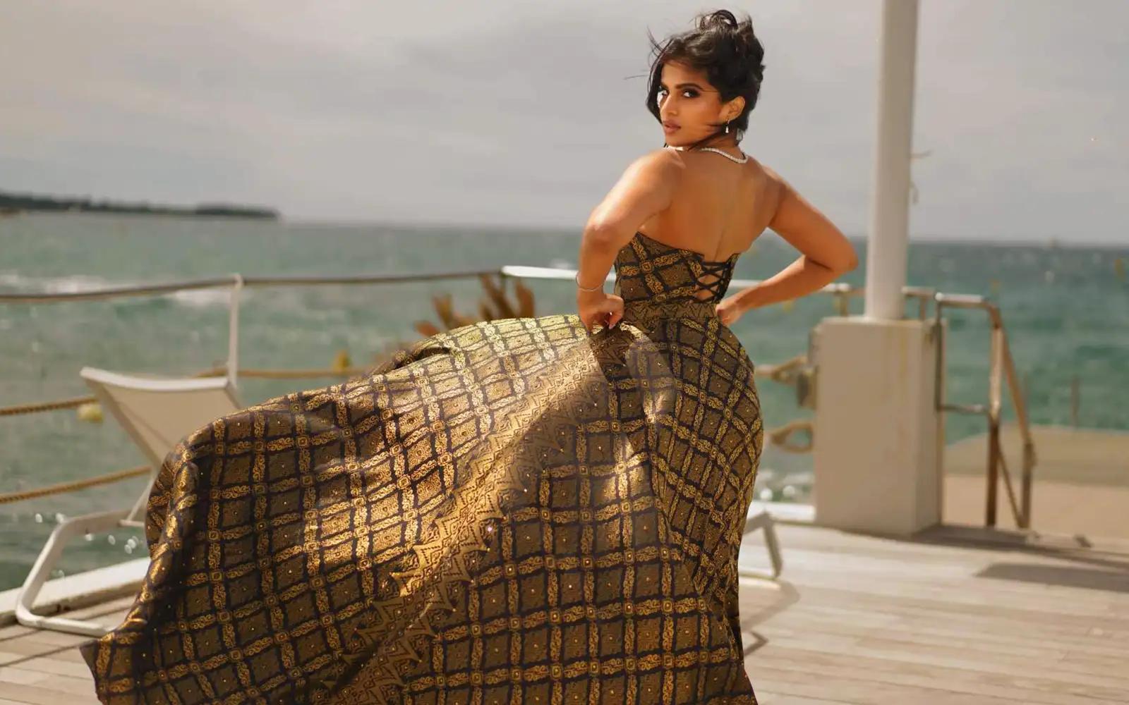 When a Melanau-inspired songket dress shimmered at Cannes | FMT When a Melanau-inspired songket dress shimmered at Cannes | FMT