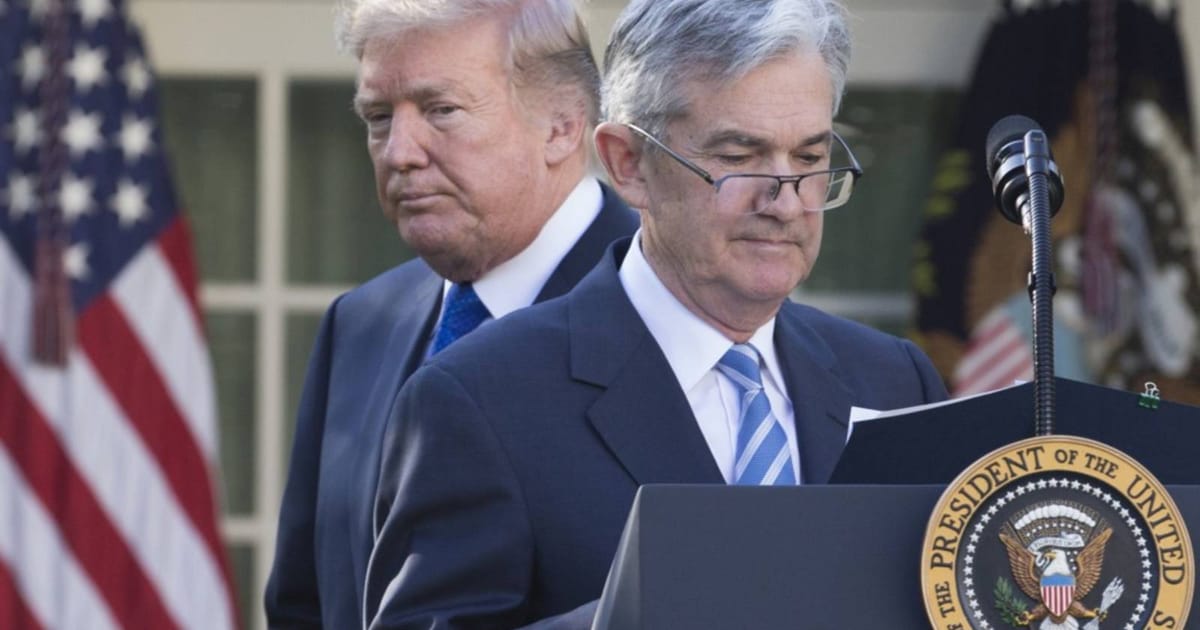 Trump says will fire Fed chair if he stays beyond mandate