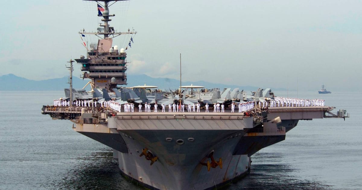 Trump hints at second carrier in Middle East as Iran and US near talks