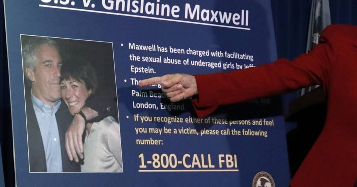 US Congress to depose Epstein accomplice Ghislaine Maxwell