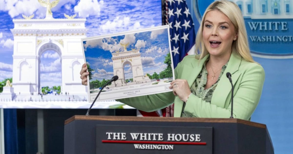 Trump’s triumphal arch gets official name