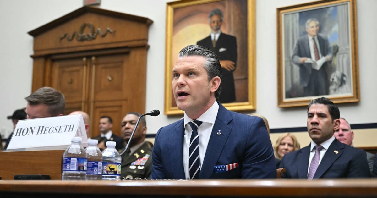 Pentagon chief spars with Democratic lawmakers on Iran war