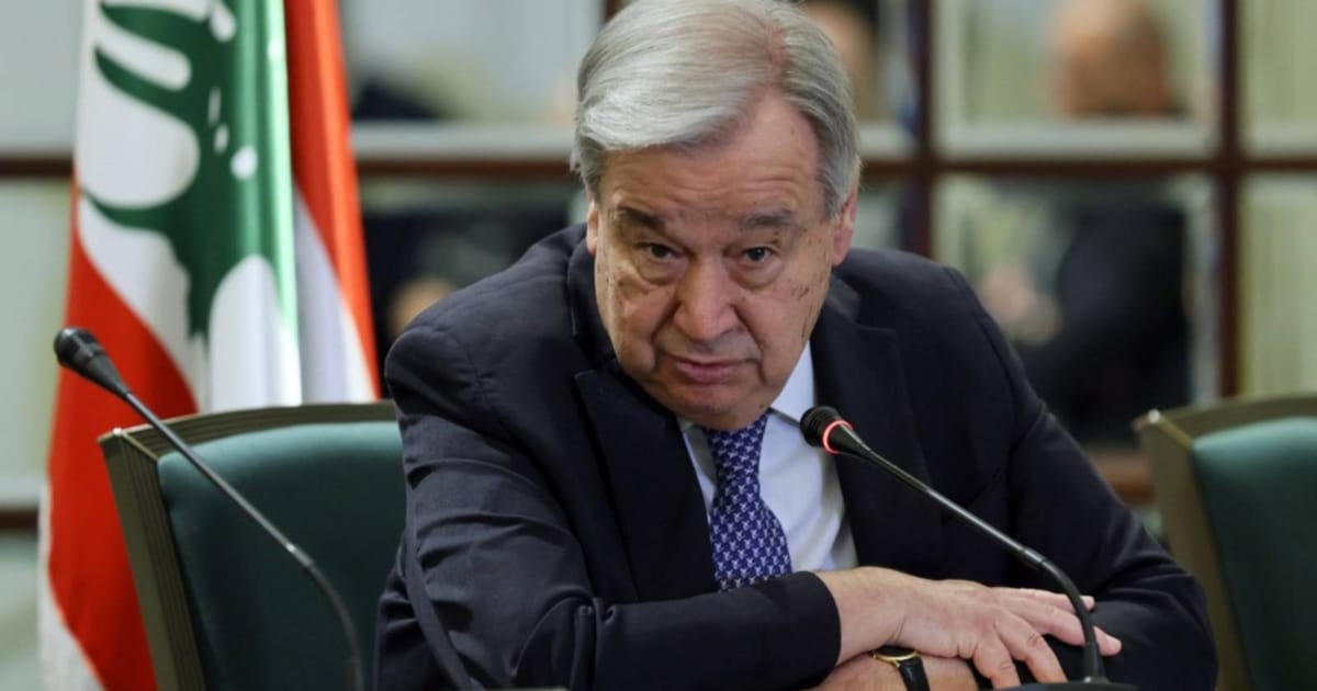 UN chief urges ‘respect’ for Israel-Lebanon ceasefire