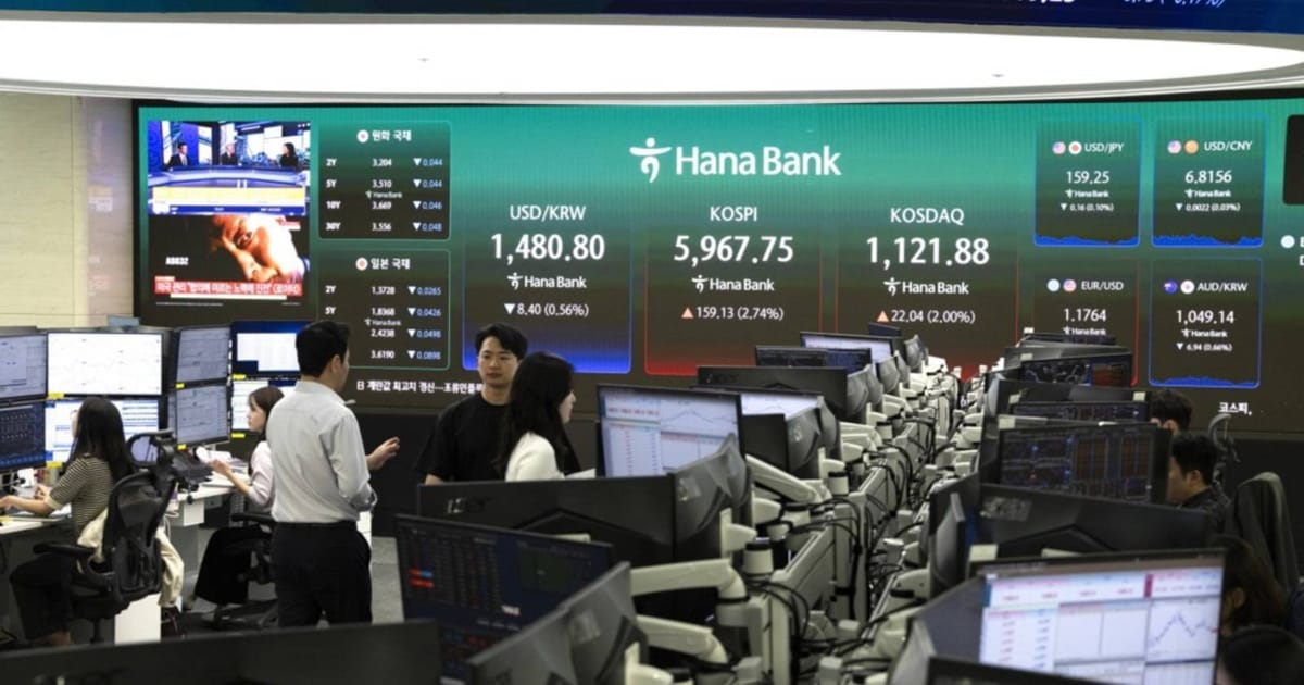 Asian shares scale six-week peak on hopes for US-Iran peace talks