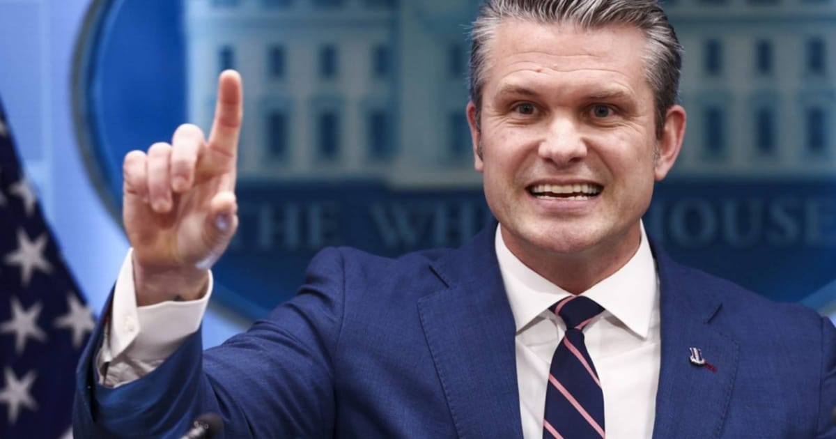 Hegseth compares ‘Trump-hating’ reporters to enemies of Jesus