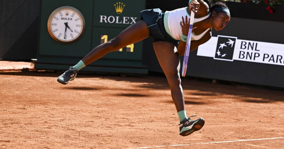 Gauff eases past Cirstea to reach second straight Italian Open final