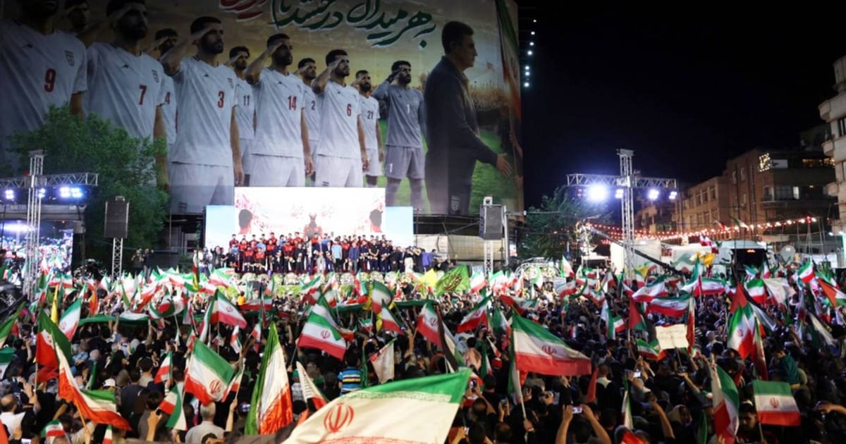 Iran hold World Cup departure rally despite continuing concerns