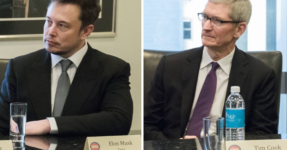 Musk, Apple’s Cook head to China with Trump for Xi talks